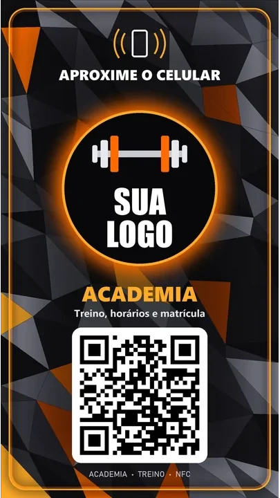 Placa NFC para academia