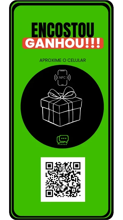 Placa NFC WhatsApp